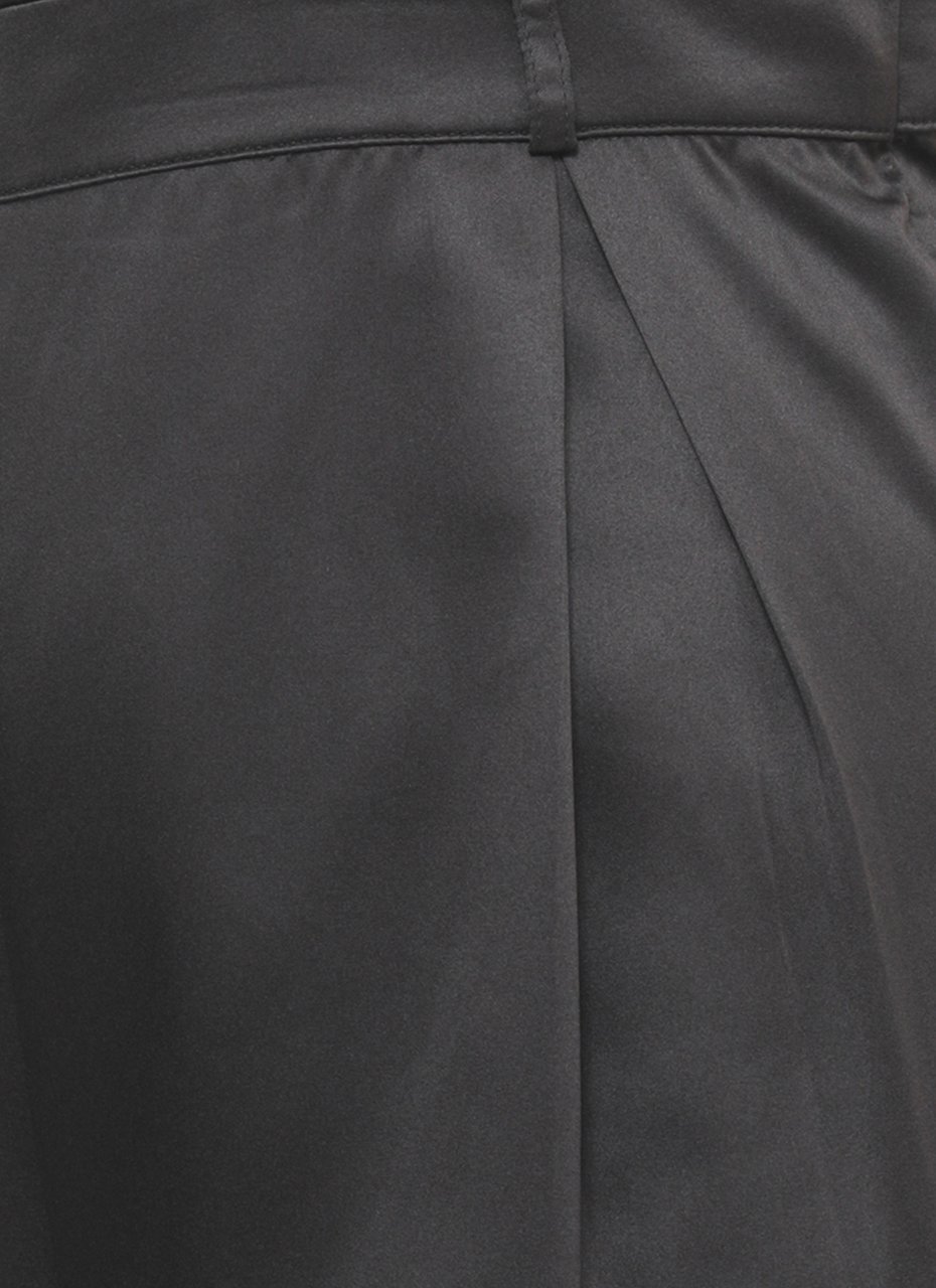 Kangra Tailored Black Jumpsuit With V-Neckline And Side Zip Fastening Zwart