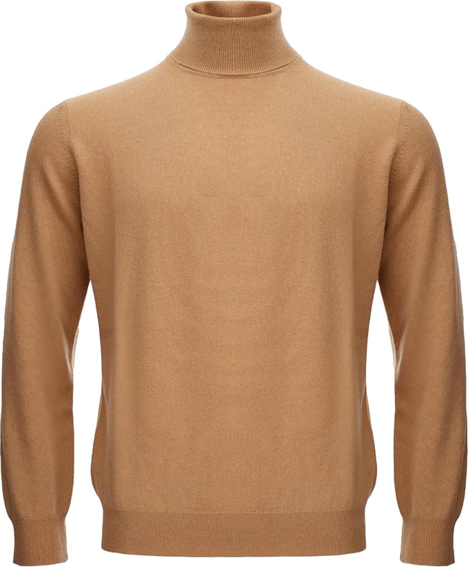 KANGRA Brown Wool Turtleneck Bruin