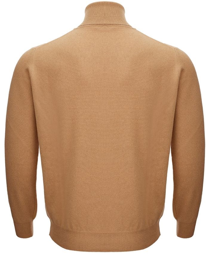 KANGRA Brown Wool Turtleneck Bruin