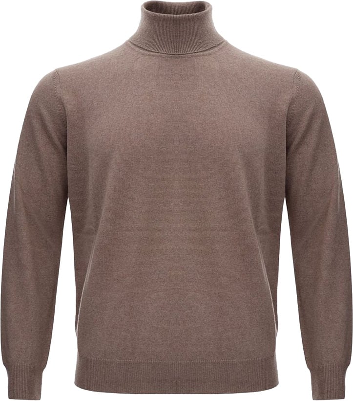 KANGRA Brown Wool Turtleneck Bruin