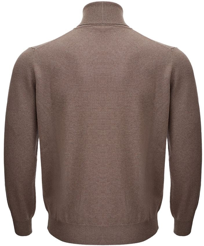 KANGRA Brown Wool Turtleneck Bruin