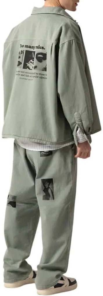 Kaotiko Kaotiko Soft Army Relaxed Pants Groen Groen