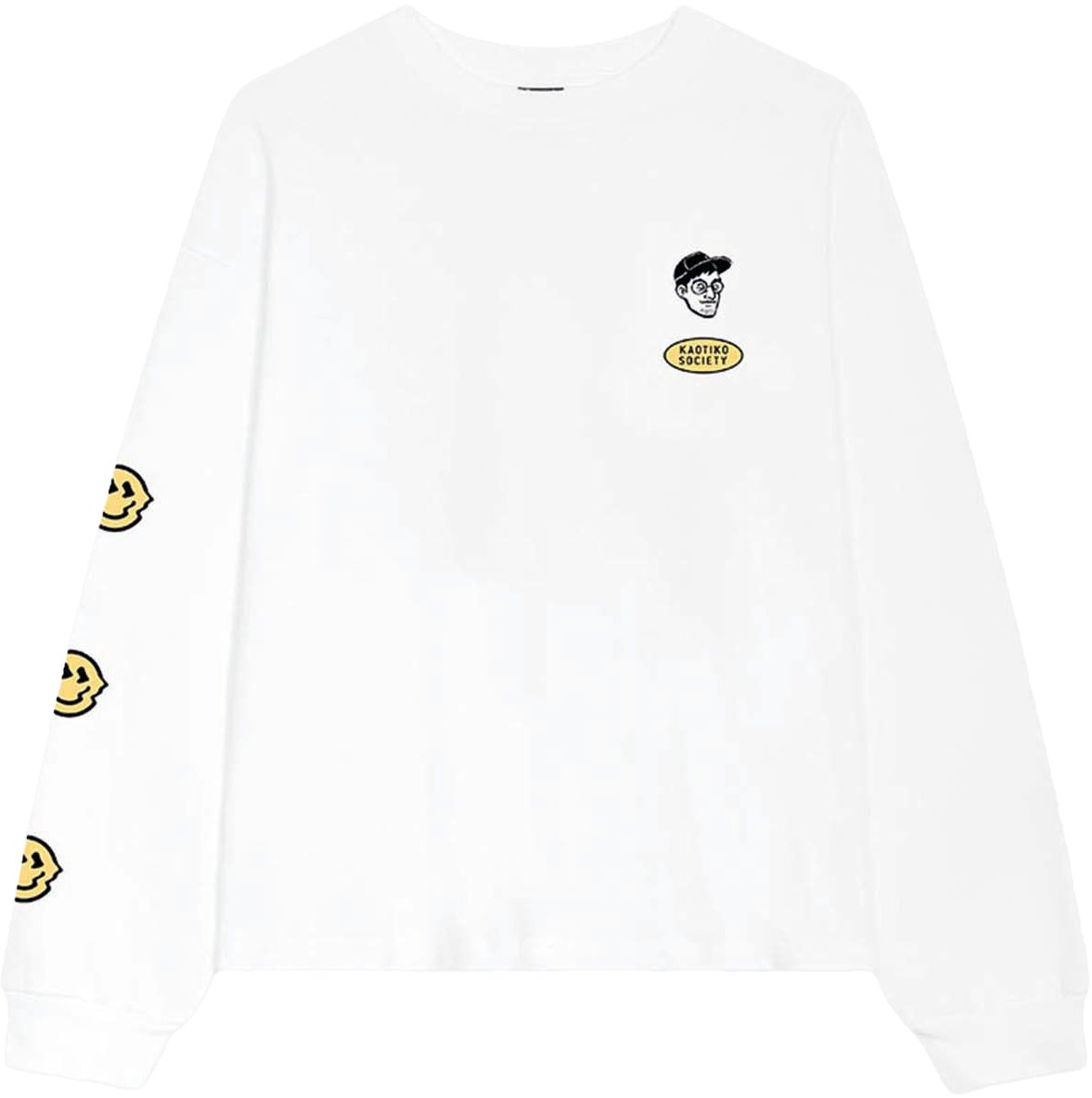 Kaotiko Kaotiko Techno Is A State Of Mind T-shirt Wit Blauw