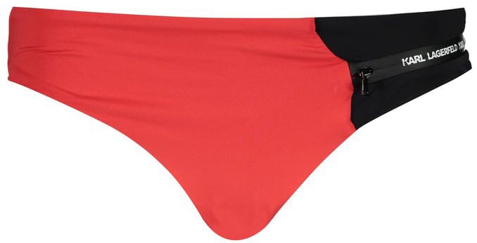 Karl Lagerfeld Rosso Poliammide Women Swim Brief Rood
