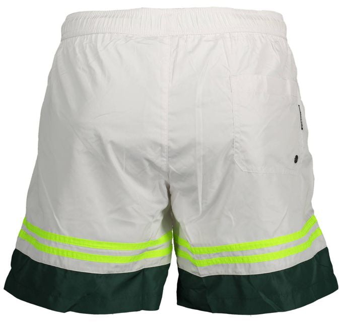 Karl Lagerfeld Karl Lagerfeld Bianco Polyester Men's Swim Boxer Wit