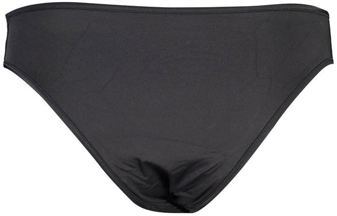 Karl Lagerfeld Black Polyamide Women's Swim Briefs Zwart