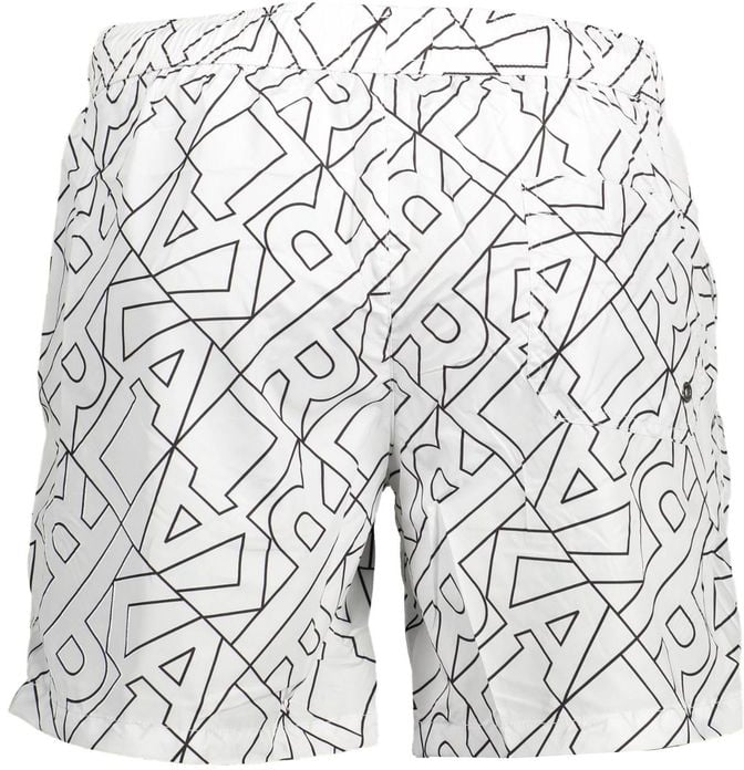Karl Lagerfeld Karl Lagerfeld Bianco Polyester Men's Swim Boxer Wit