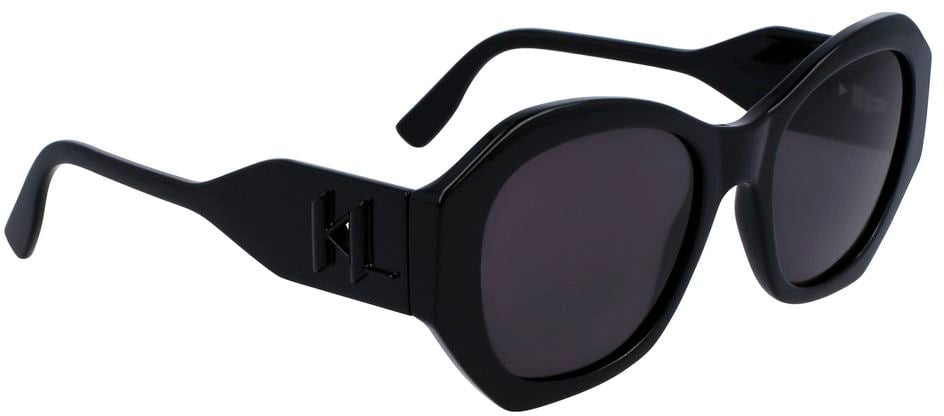Karl Lagerfeld Black Injected Sunglasses Zwart