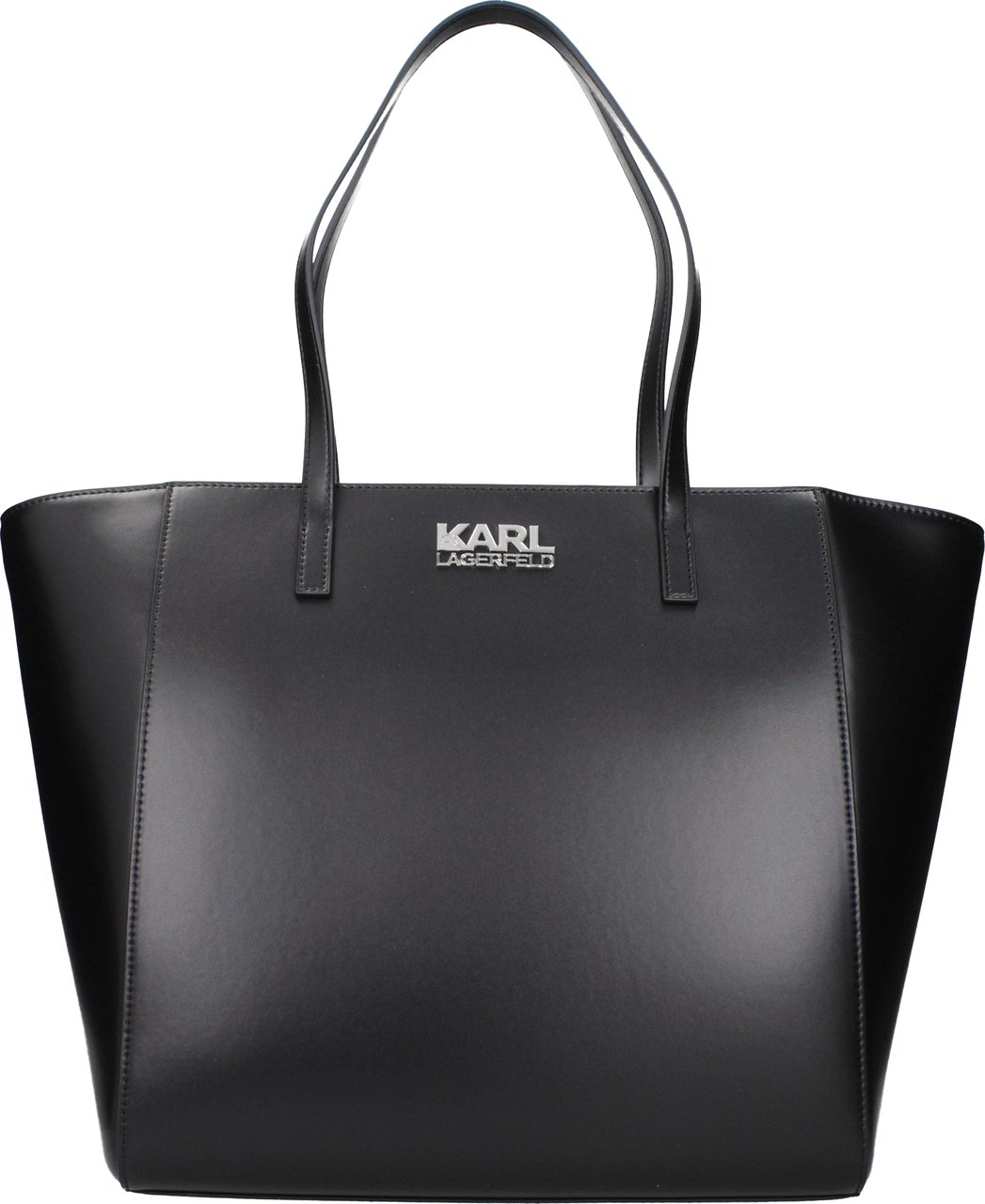 Karl Lagerfeld Black Polyethylene Shoulder Bag Wit