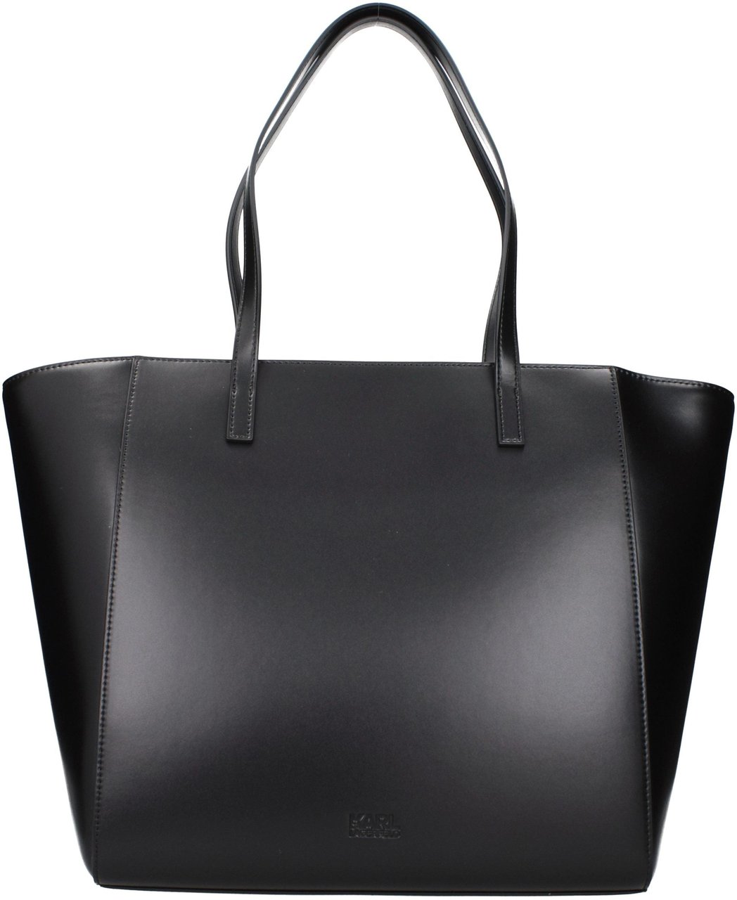 Karl Lagerfeld Black Polyethylene Shoulder Bag Wit