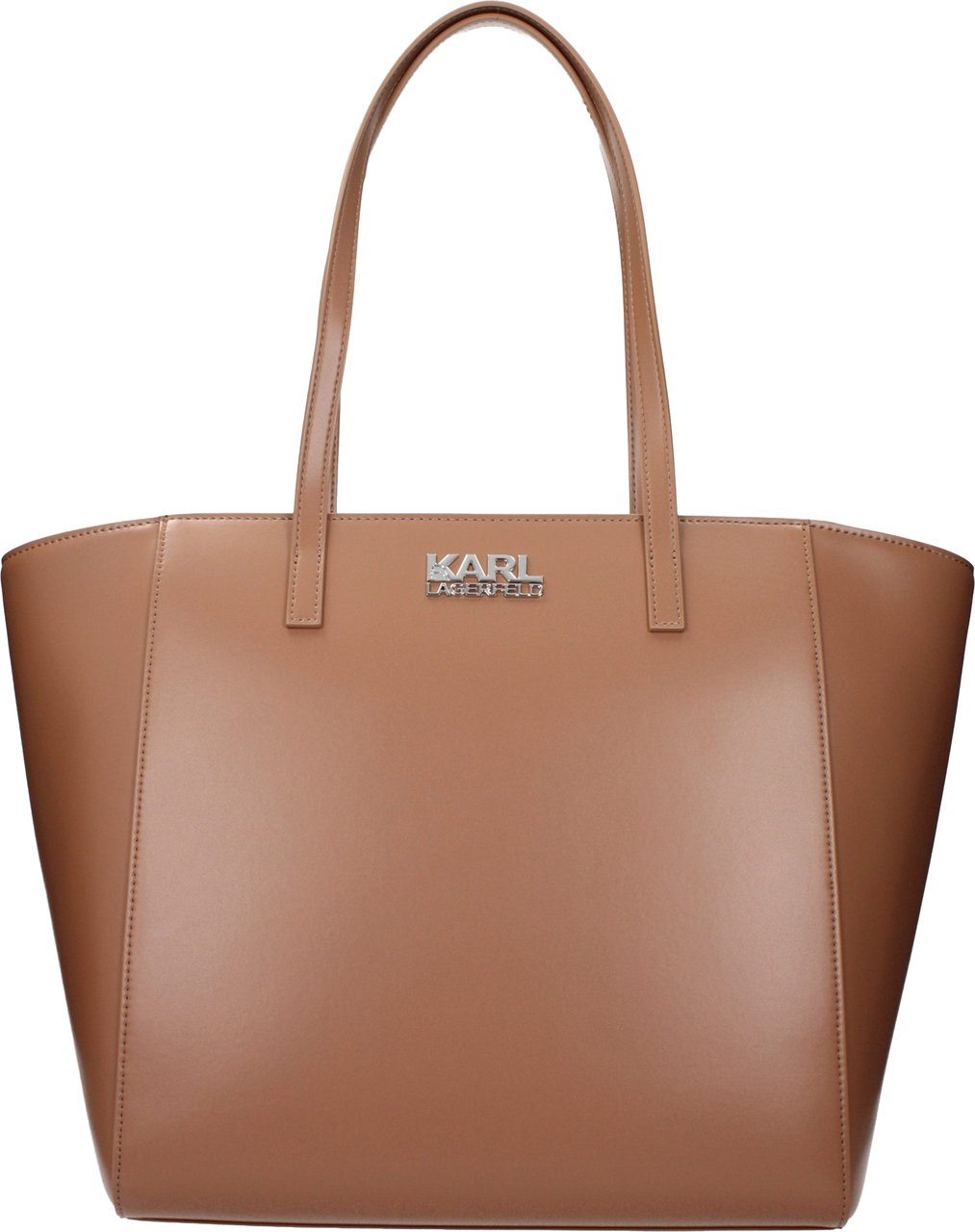 Karl Lagerfeld Brown Polyethylene Shoulder Bag Groen