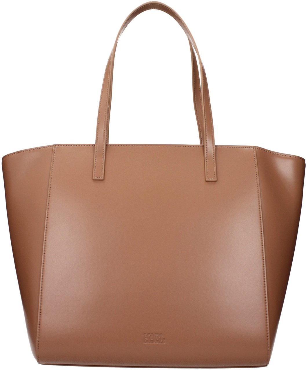 Karl Lagerfeld Brown Polyethylene Shoulder Bag Groen