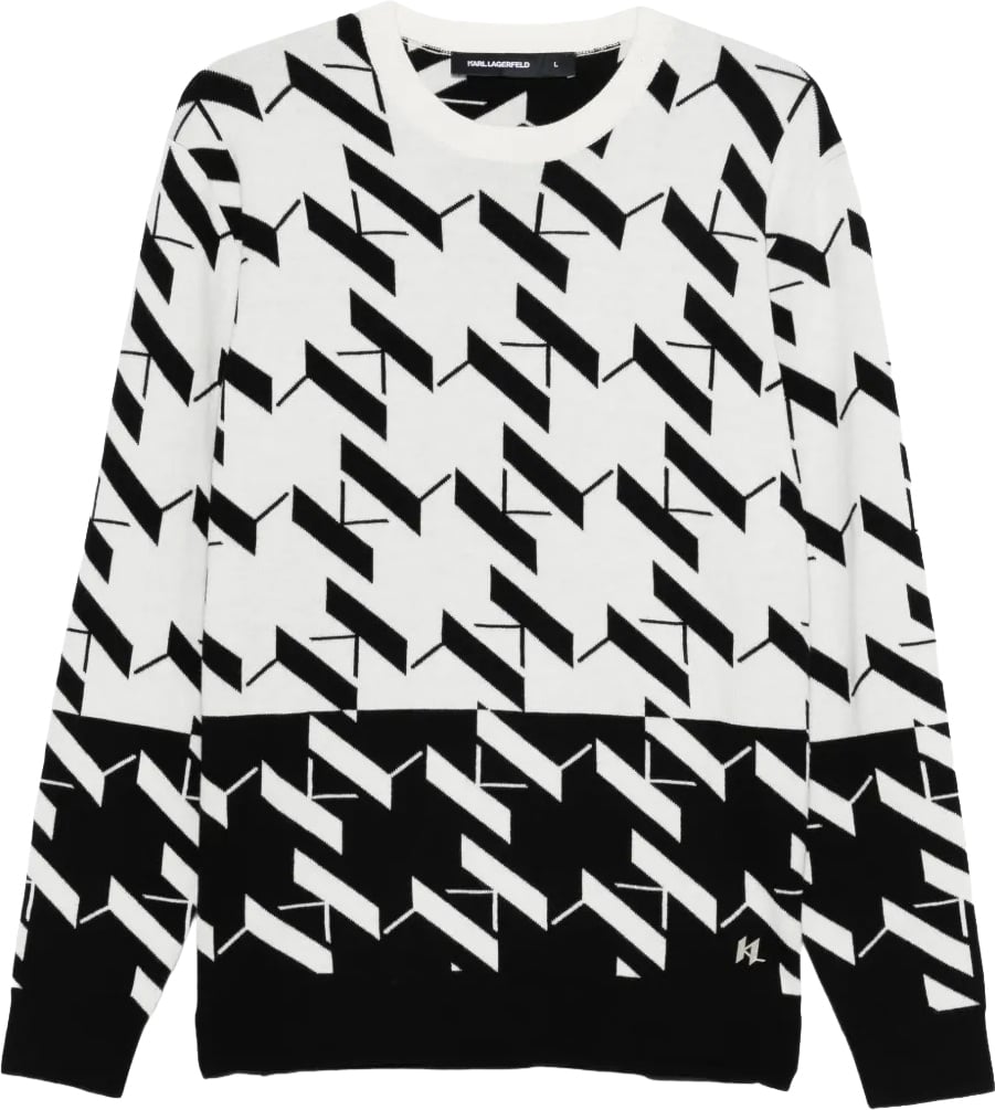 Karl Lagerfeld Fine Texture Knitwear Wit