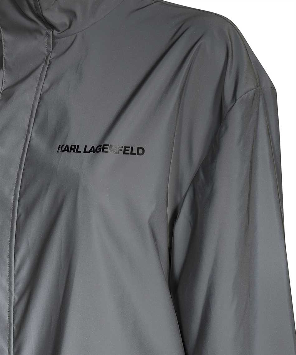 Karl Lagerfeld Techno fabric jacket Zilver