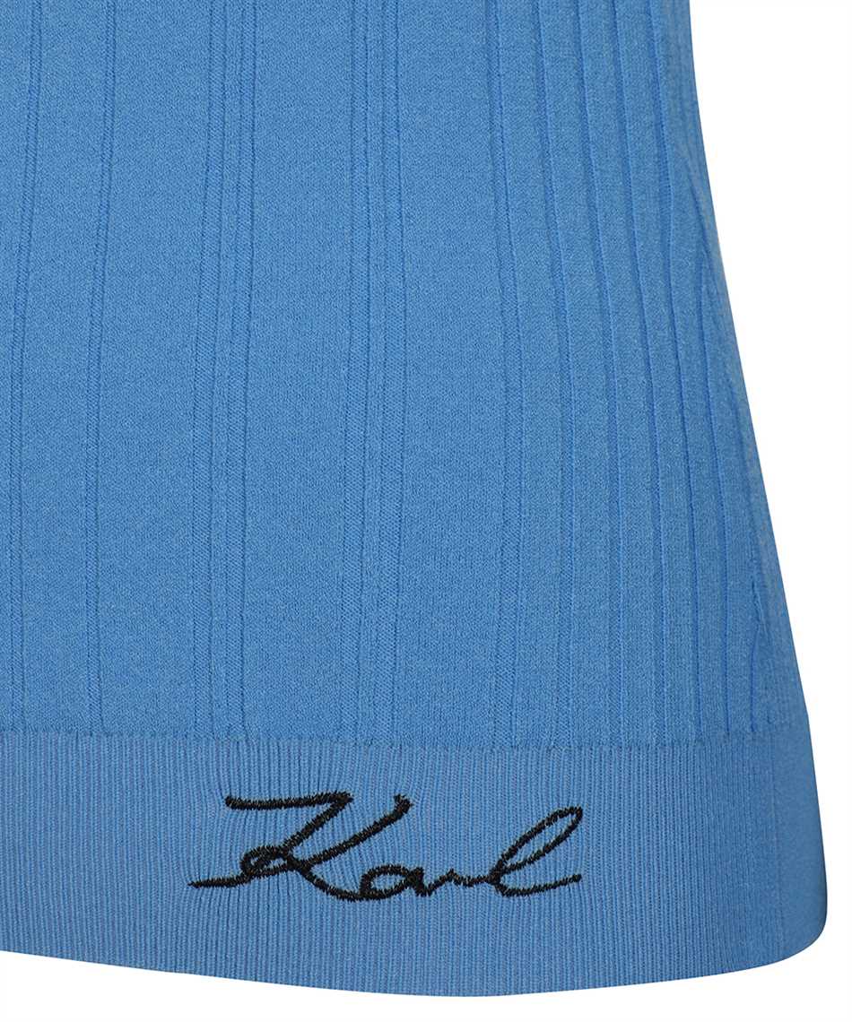 Karl Lagerfeld Viscose top Blauw