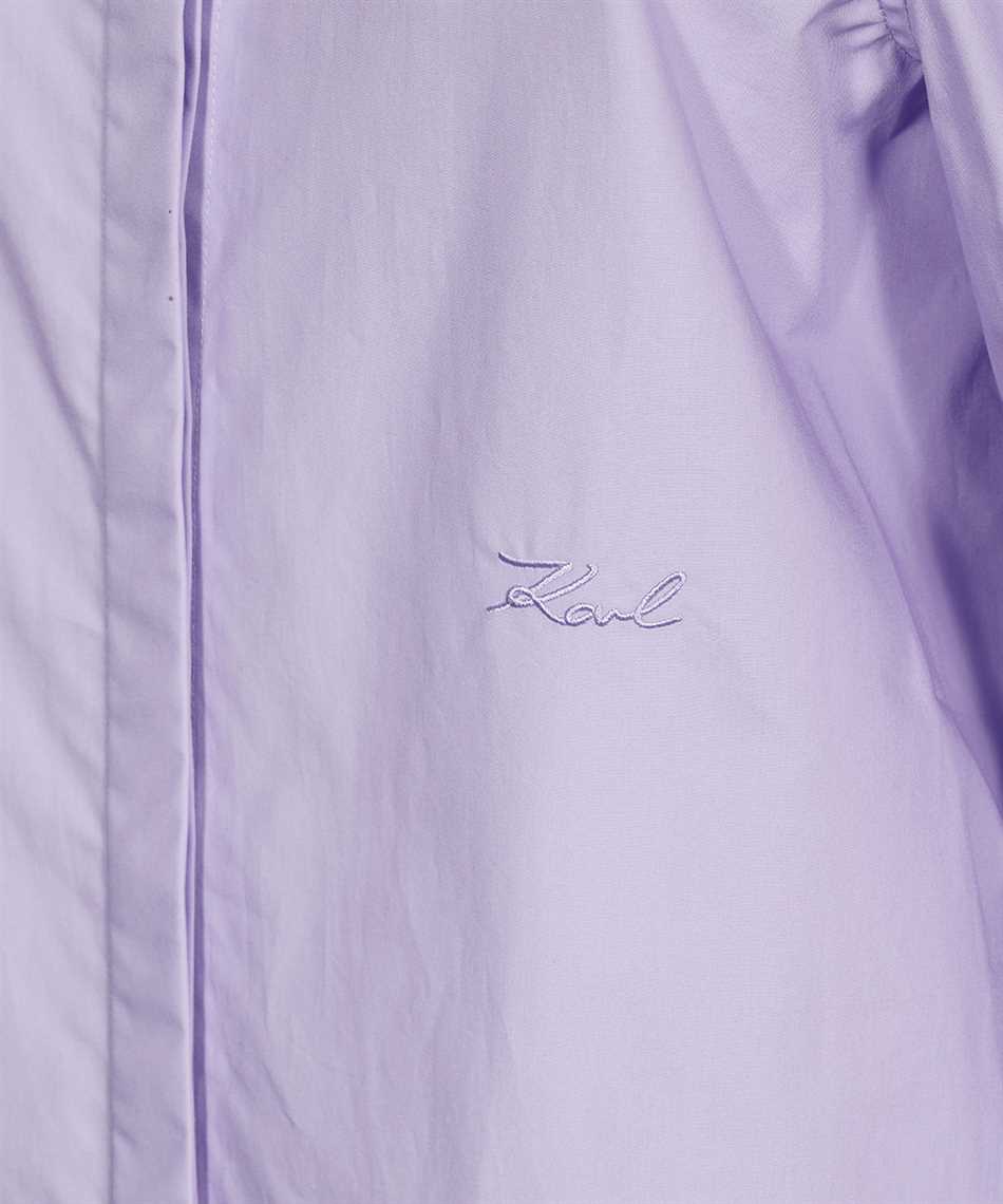 Karl Lagerfeld Cotton dress Paars