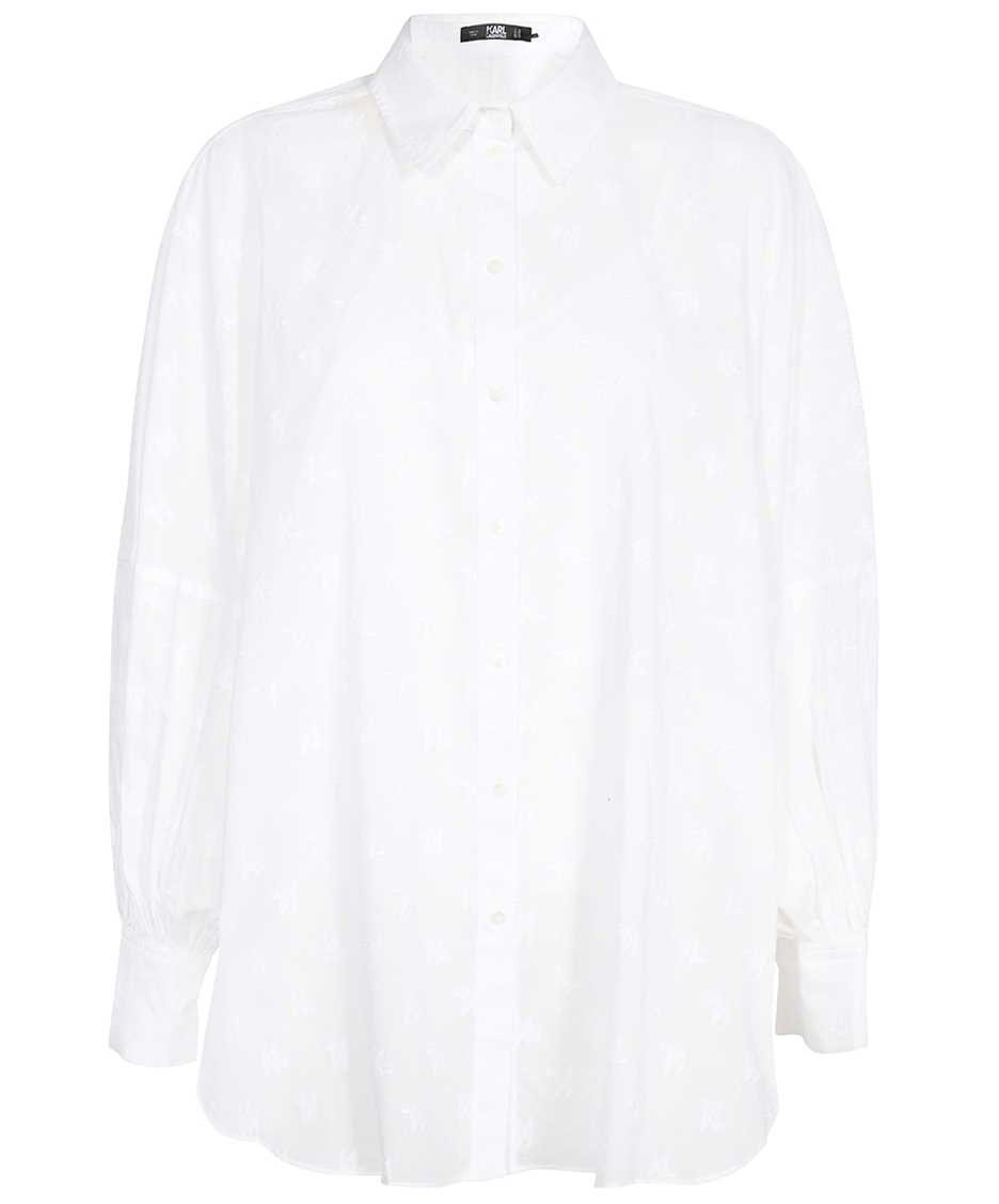 Karl Lagerfeld Cotton shirt Wit