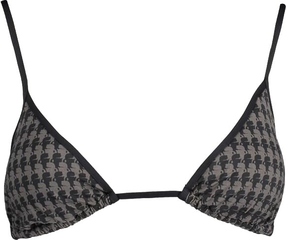 Karl Lagerfeld Black Polyamide Women Swimsuit Zwart