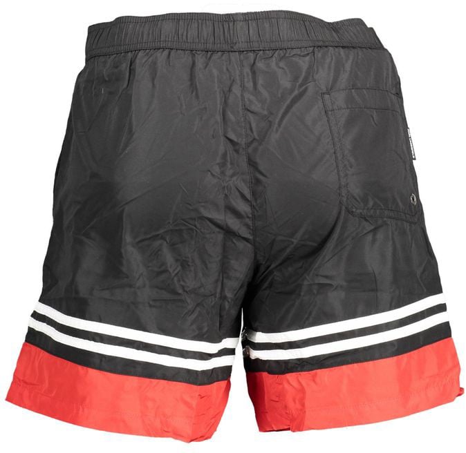 Karl Lagerfeld Karl Lagerfeld Black Polyester Mens Swim Boxer Zwart