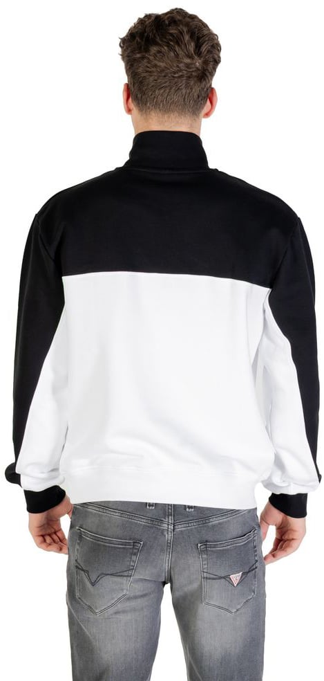 Karl Lagerfeld Black And White Horn Sweatshirt Zwart