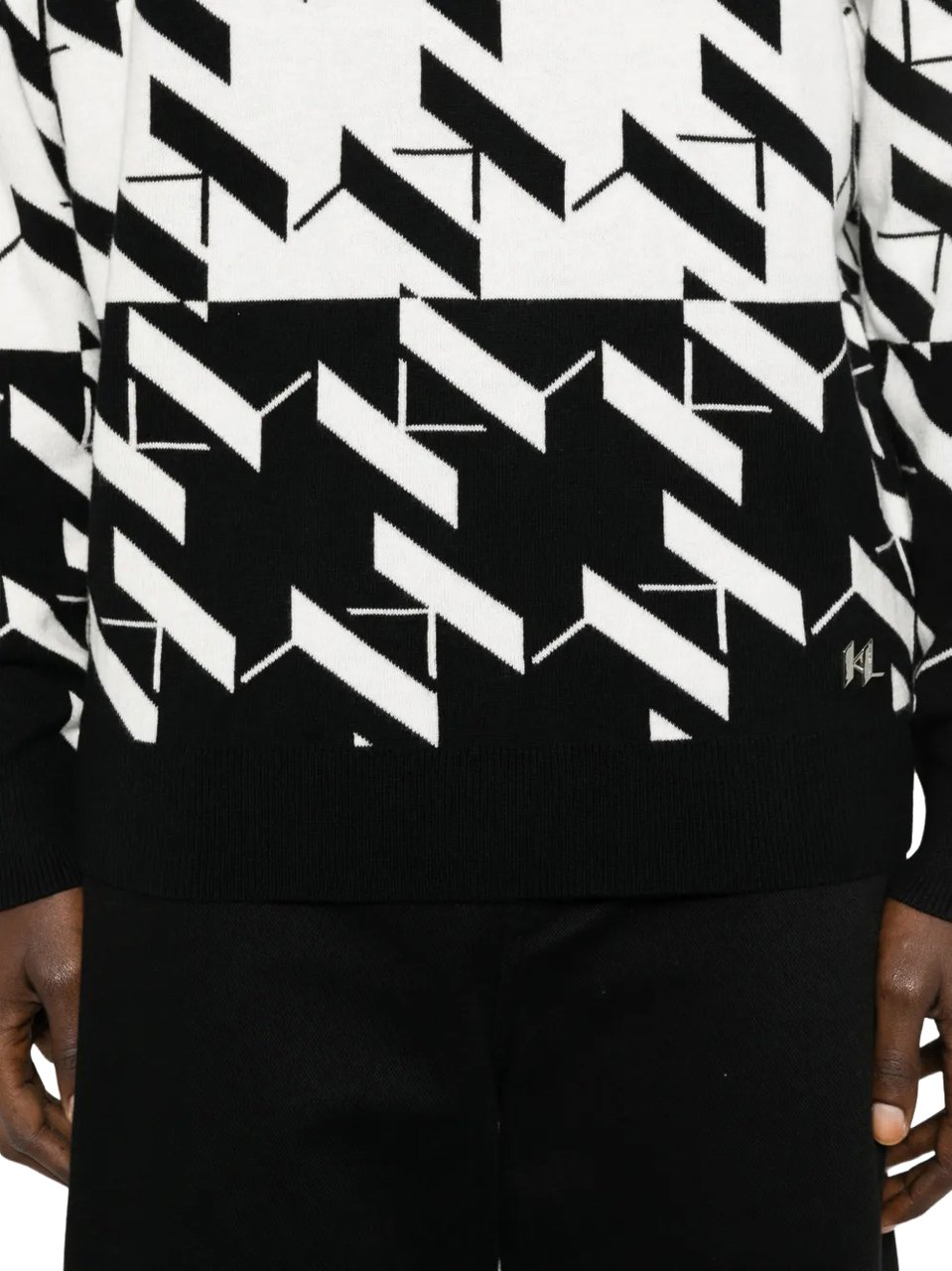 Karl Lagerfeld Fine Texture Knitwear Wit