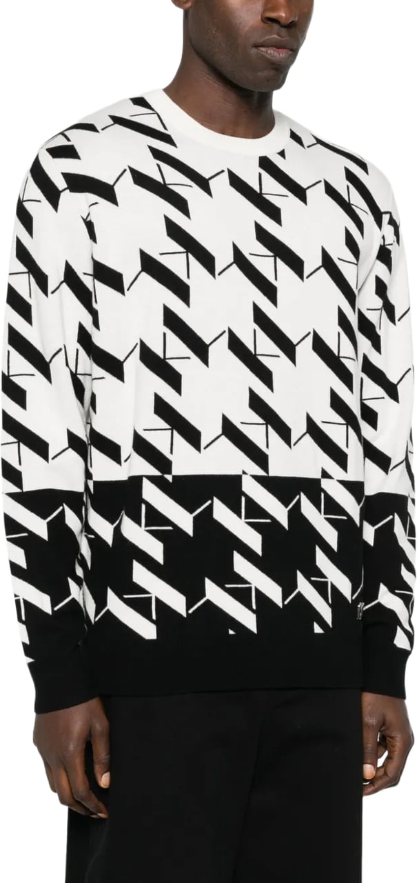 Karl Lagerfeld Fine Texture Knitwear Wit