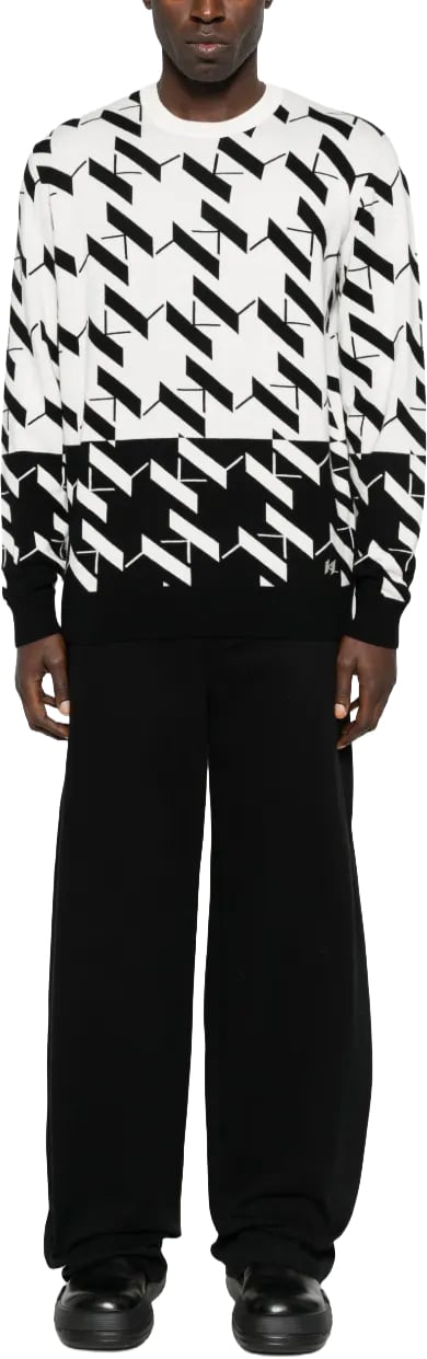 Karl Lagerfeld Fine Texture Knitwear Wit