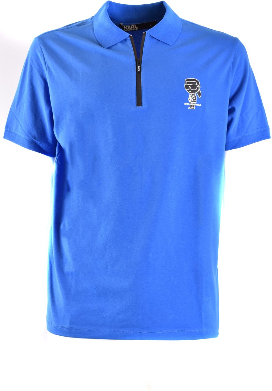 Karl Lagerfeld T-shirt Blue Blauw