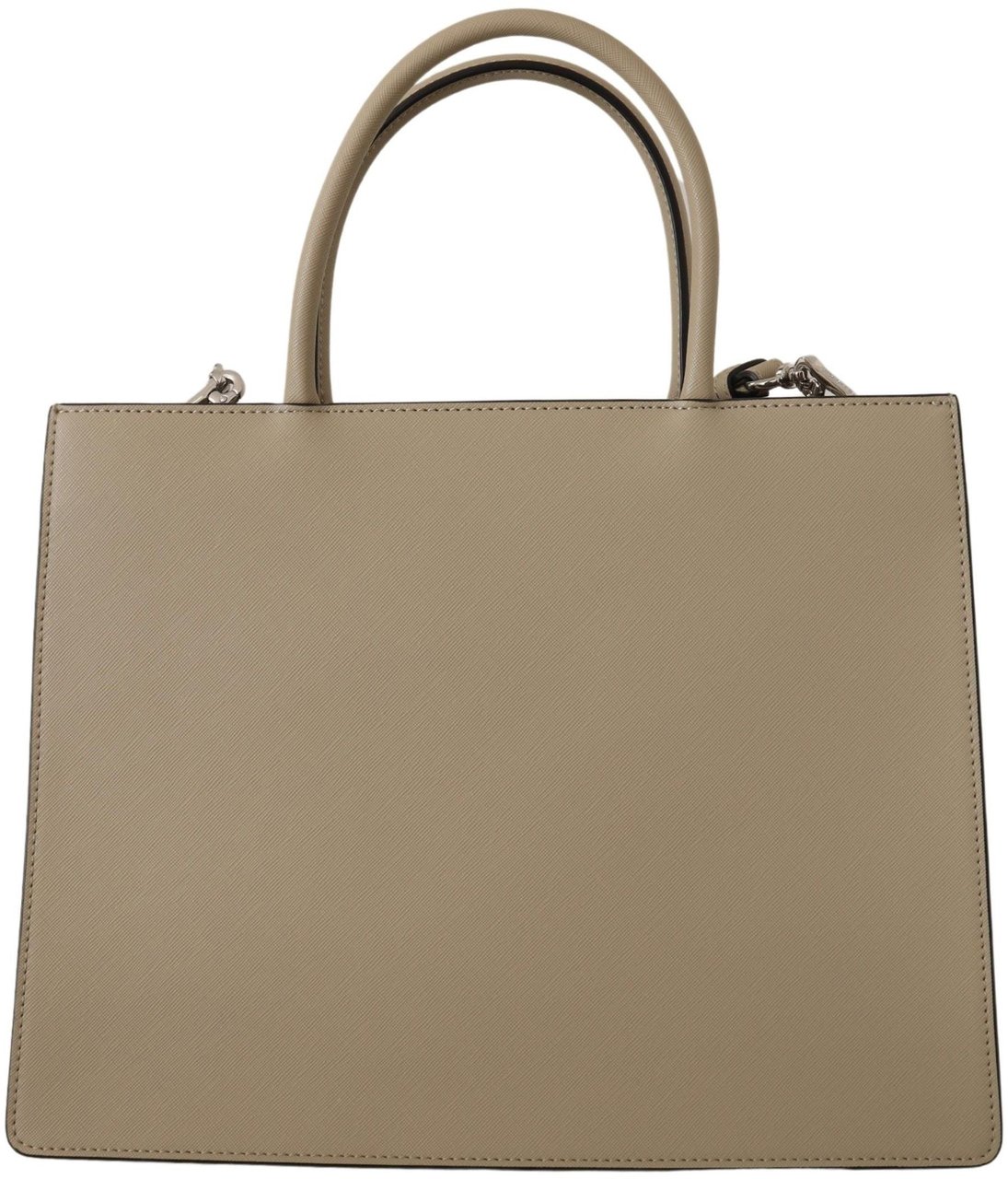Karl Lagerfeld Sage Green Polyurethane Tote Shoulder Bag Groen
