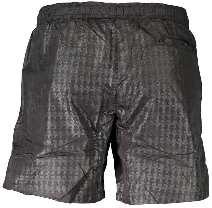 Karl Lagerfeld Nero Polyester Mens Swim Boxer Zwart