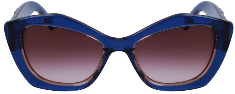 Karl Lagerfeld Blue Acetate Sunglasses Blauw