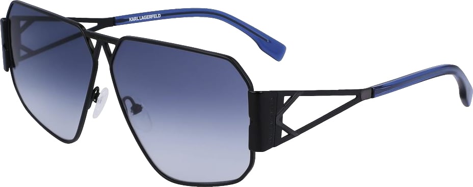 Karl Lagerfeld Black Metal Sunglasses Zwart