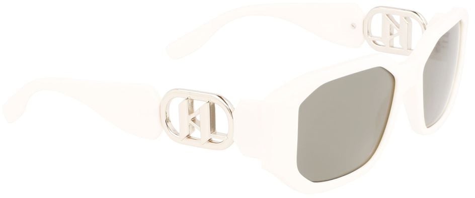 Karl Lagerfeld White Injected Sunglasses Wit