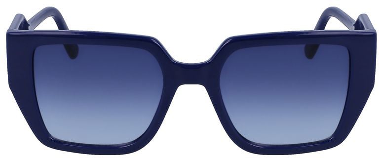 Karl Lagerfeld Blue Injected Sunglasses Blauw