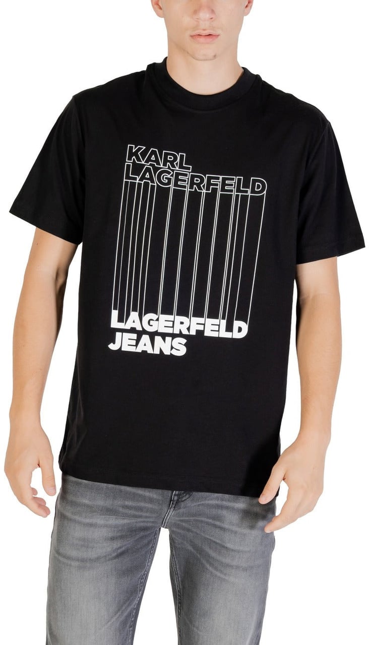 Karl Lagerfeld Jeans Men T-Shirt Zwart