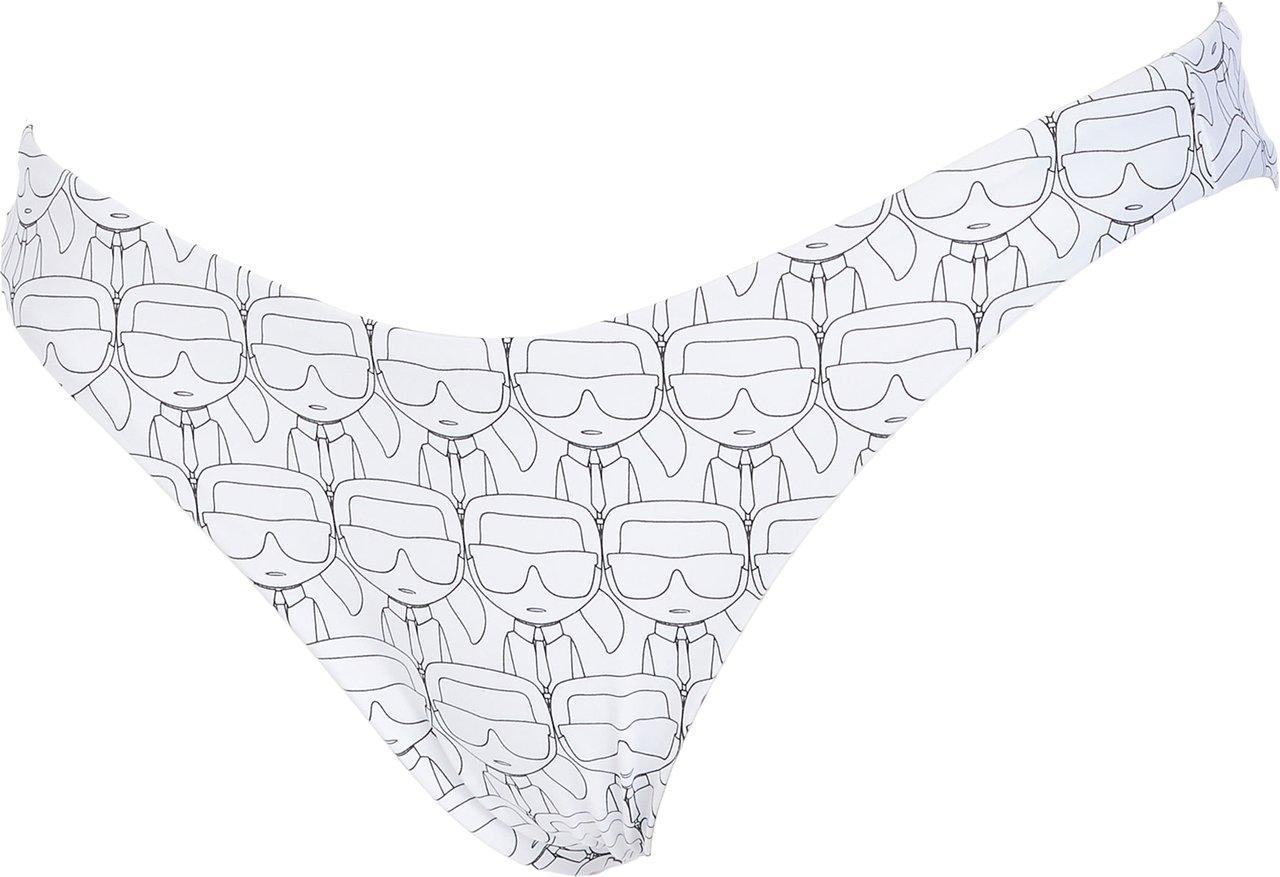 Karl Lagerfeld Karl Lagerfeld Bikinihose weiß Wit