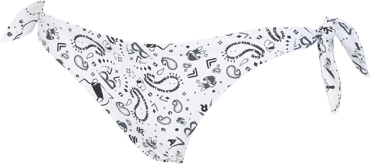 Karl Lagerfeld Karl Lagerfeld Bikinihose weiß Wit