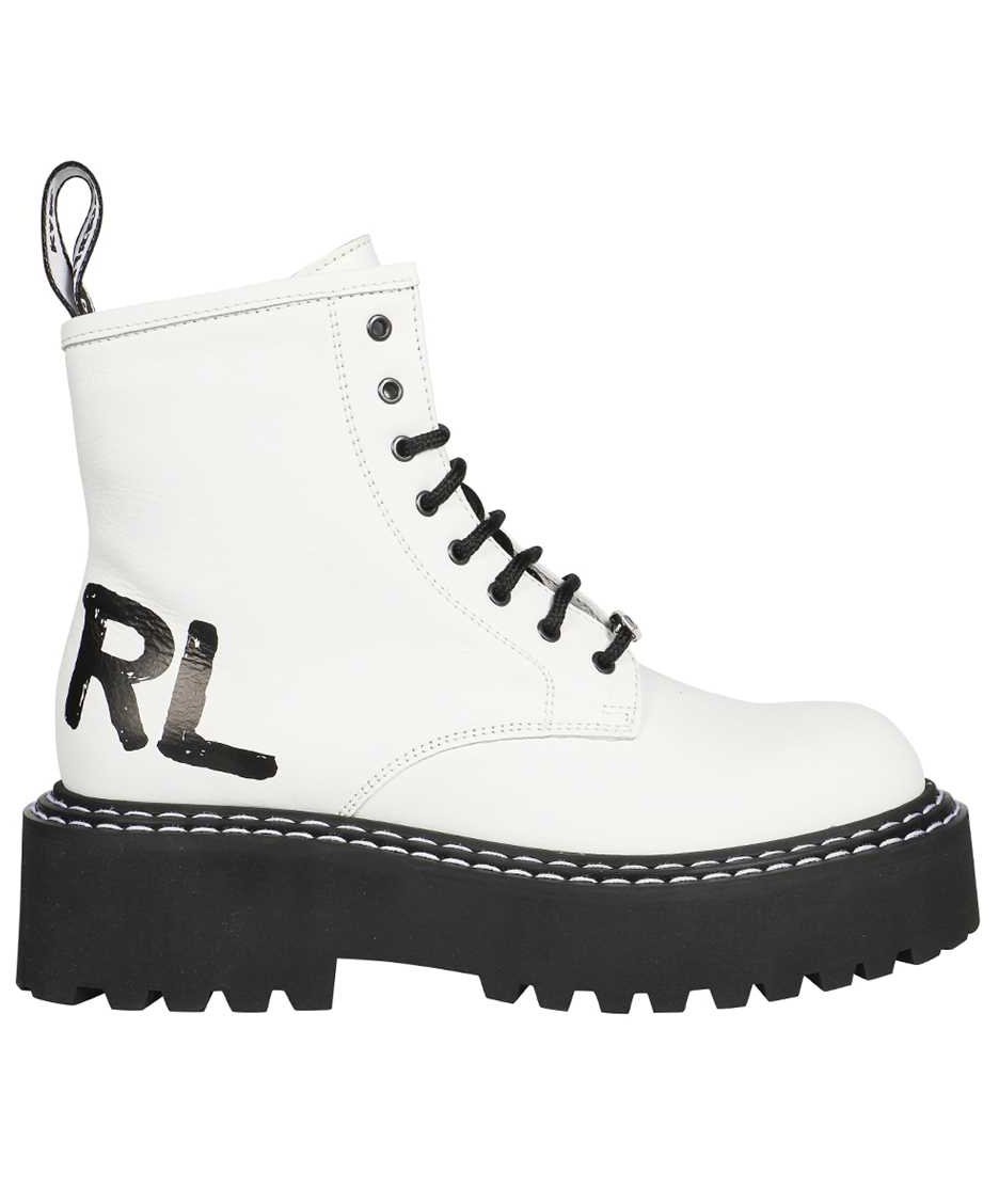Karl Lagerfeld Lace-up ankle boots Wit