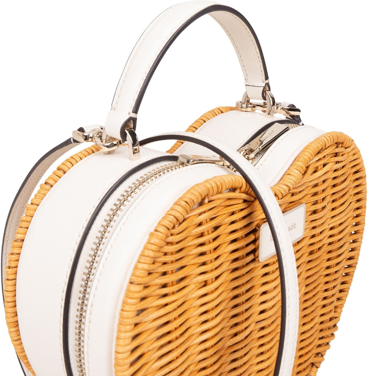 Kate Spade New York Kate Spade Love Shack Heart Wicker Crossbody Bag Wit