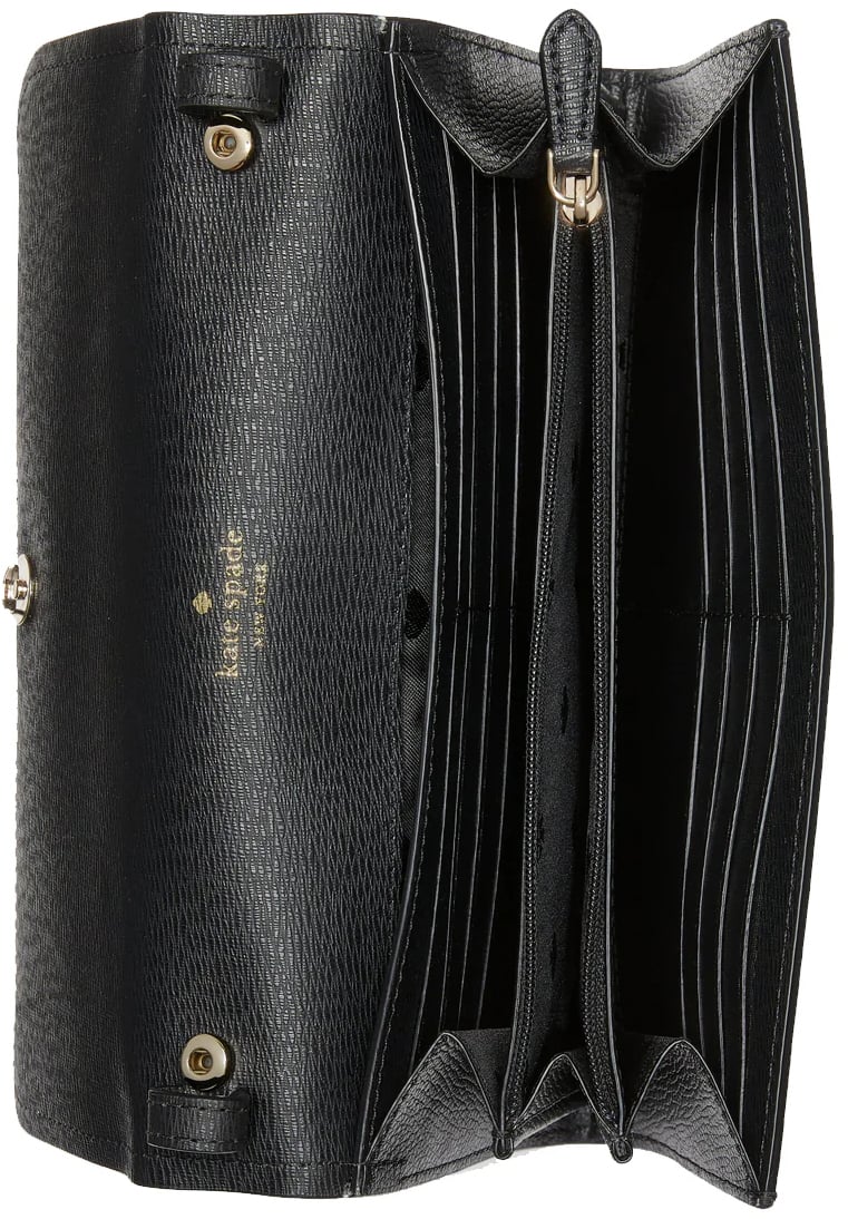 Kate Spade New York Darcy Chain Wallet Crossbody Bag Zwart