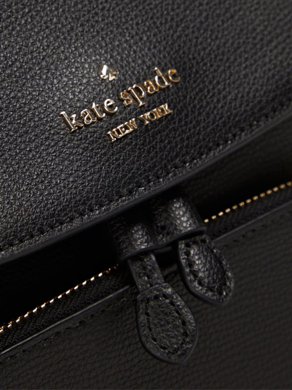 Kate Spade New York Kristi Medium Flap Backpack Zwart