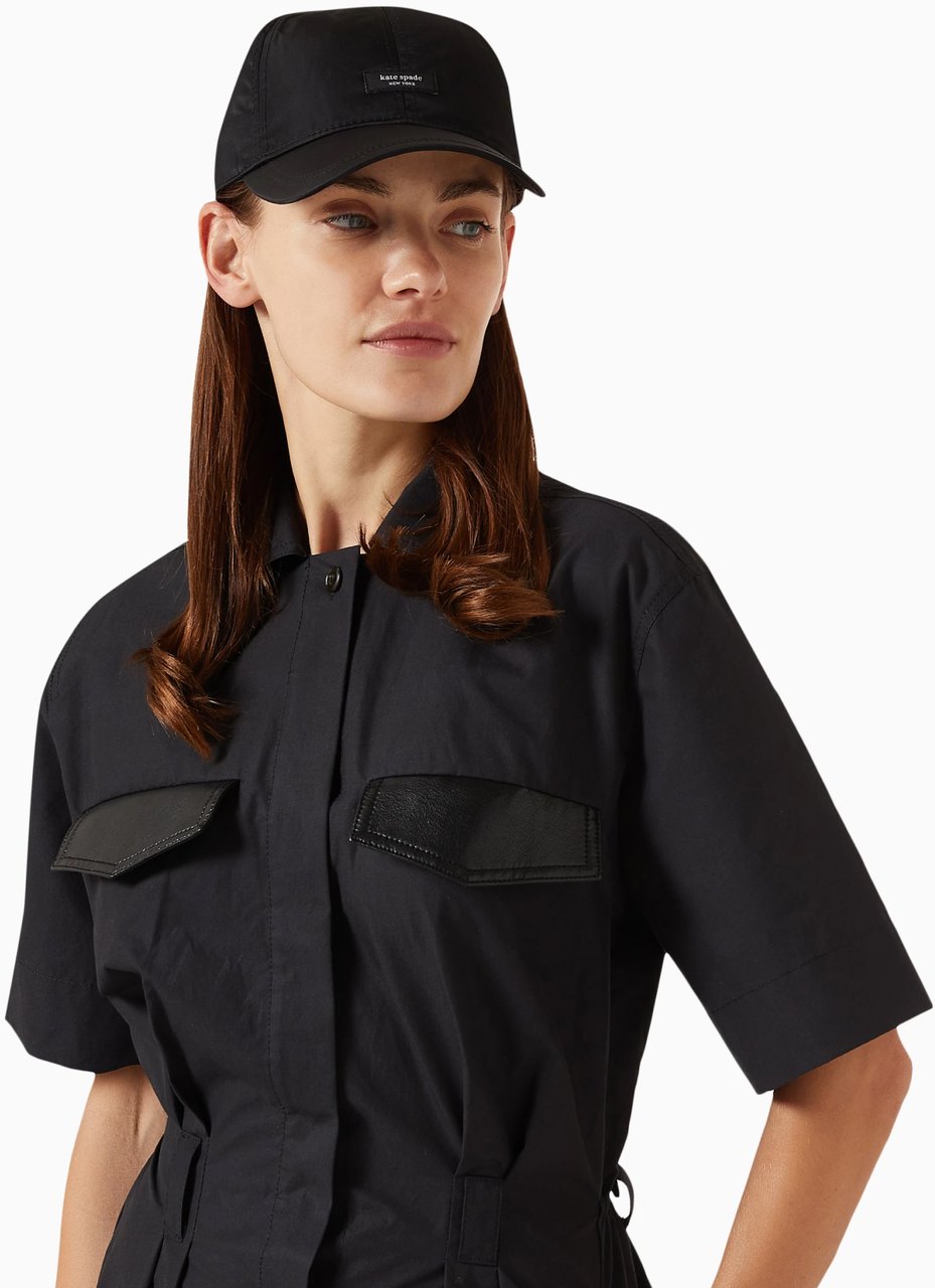 Kate Spade New York Sam Icon Logo Baseball Cap Zwart