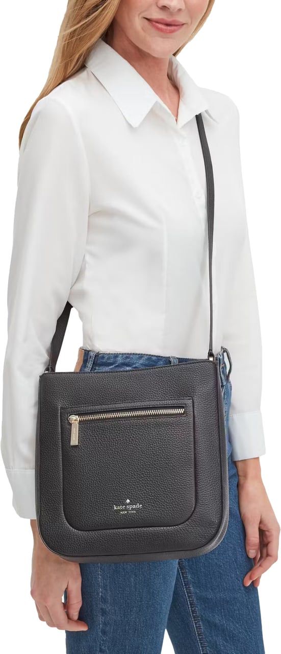 Kate Spade New York Leila Top Zip Crossbody Bag Zwart