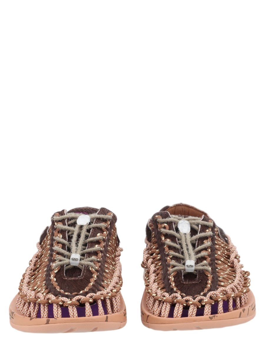 Keen Light Brown Uneek Lea Woven Sandals Bruin