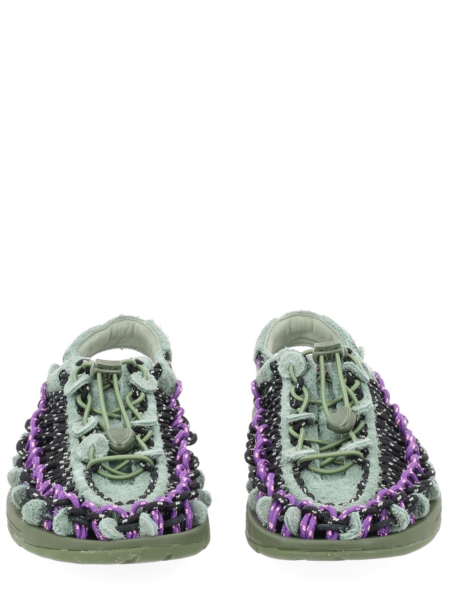 Keen Muted Green Uneek Lea Woven Sandal Grijs