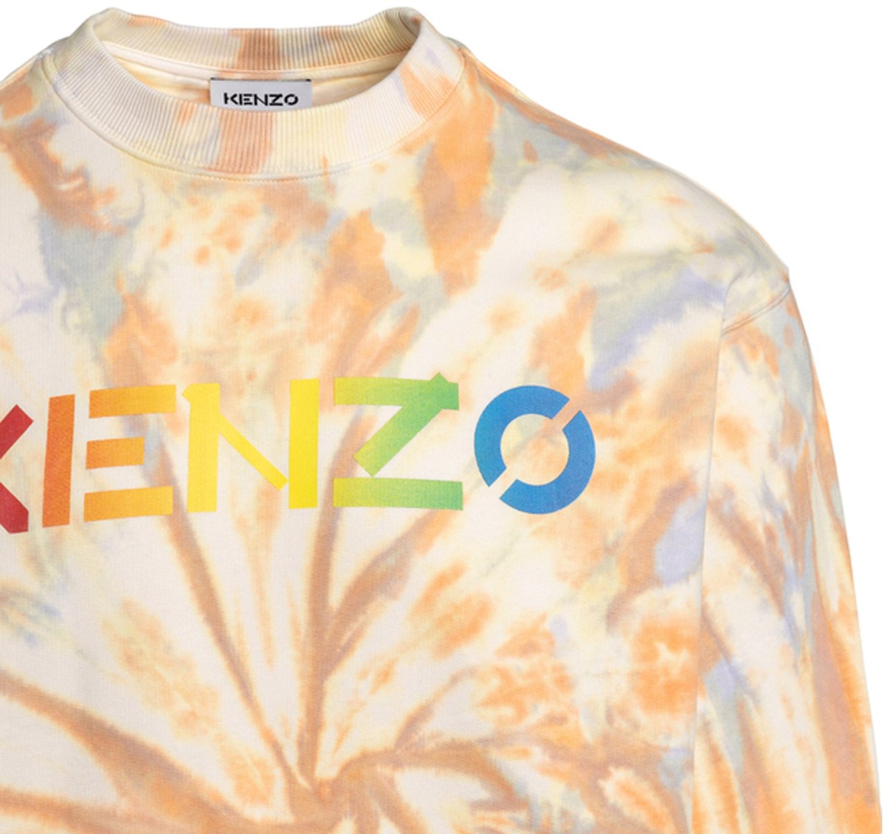 Kenzo Cotton Logo Sweatshirt Oranje