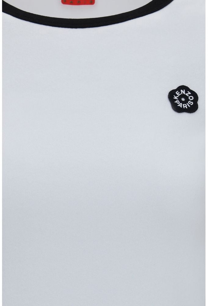 Kenzo White Cotton Sportswear Wit