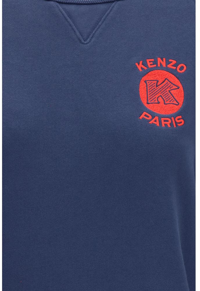 Kenzo Blue Cotton Sweatshirt Grijs