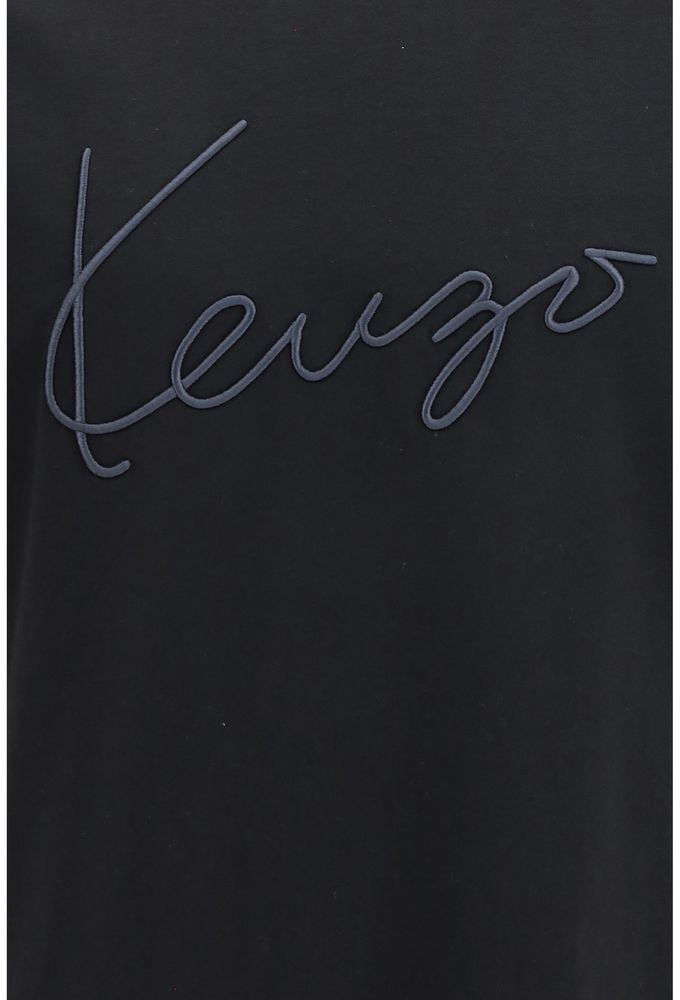 Kenzo Black Cotton T-Shirt Wit