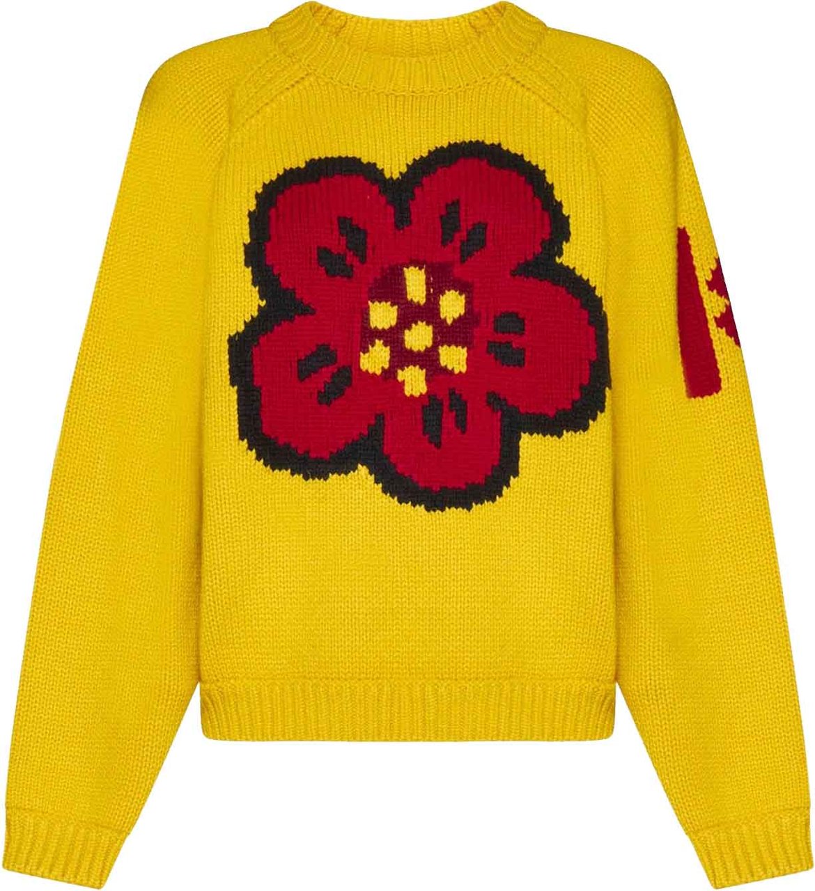 Kenzo Cotton Pullover Geel